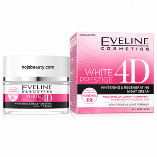 کرم شب روشن کننده و بازسازی کننده اولاین White Prestige 4D حجم 50 میلی لیتر