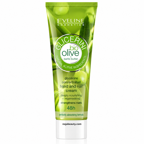 کرم دست و ناخن اولاین مدل Glycerin Bio Olive حجم 100 میلیلیتر